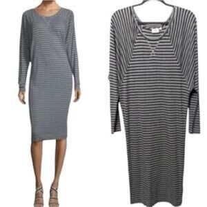 AG Adriano Goldschmied Size Small Gaby Raglan Lightweight Long Sleeve Dress